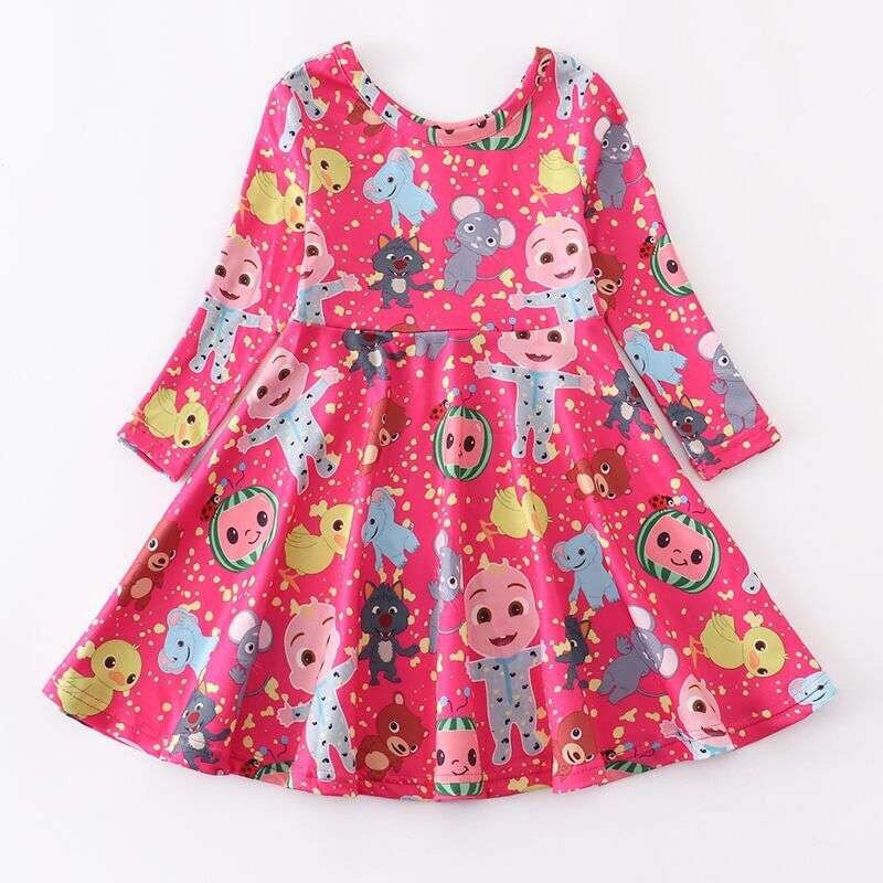 Cartoon Character Pink Dress
