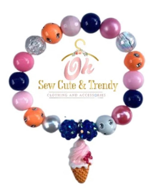 I Scream for Ice Cream Beaded Bracelet
