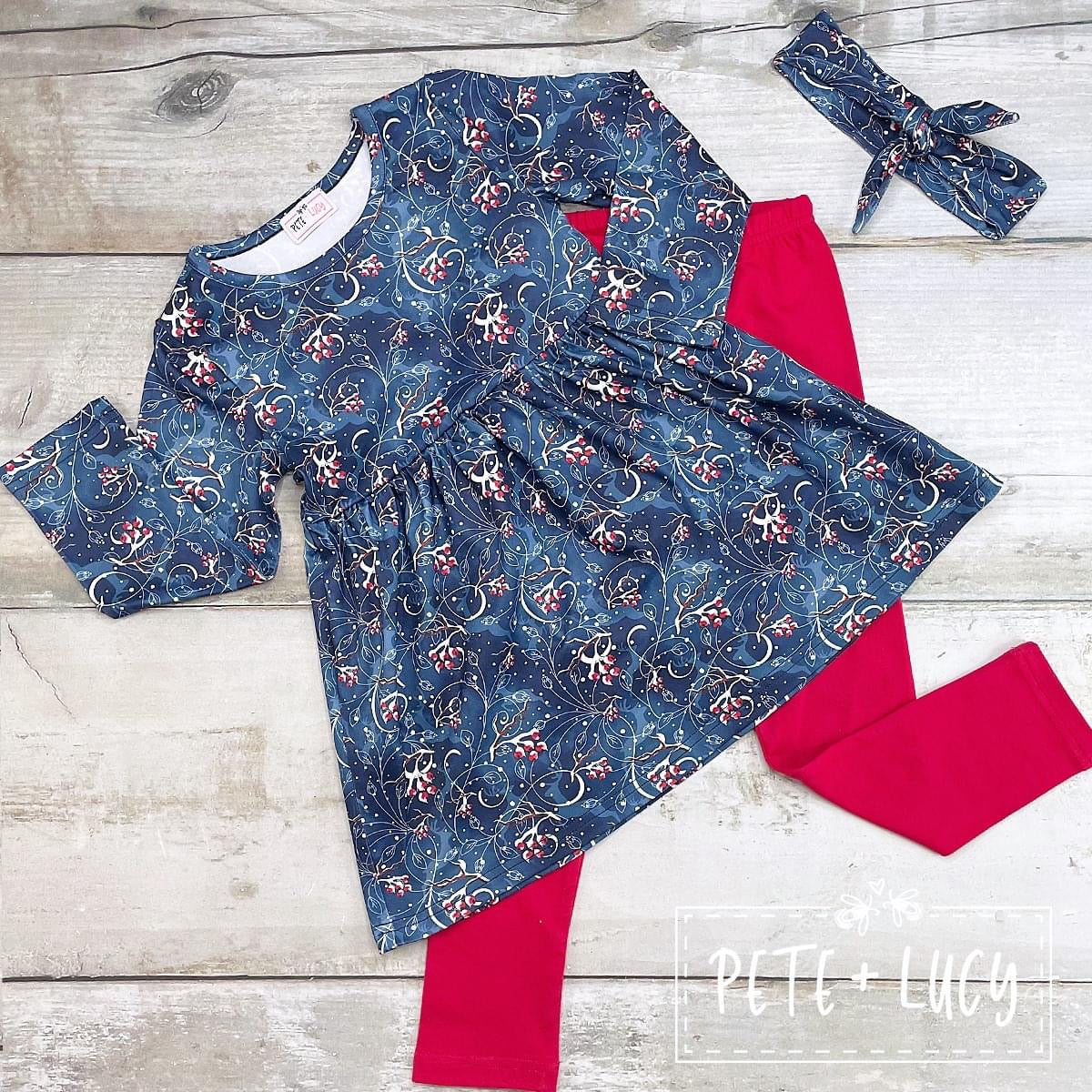 Winter Christmas 2 pc Pants Set