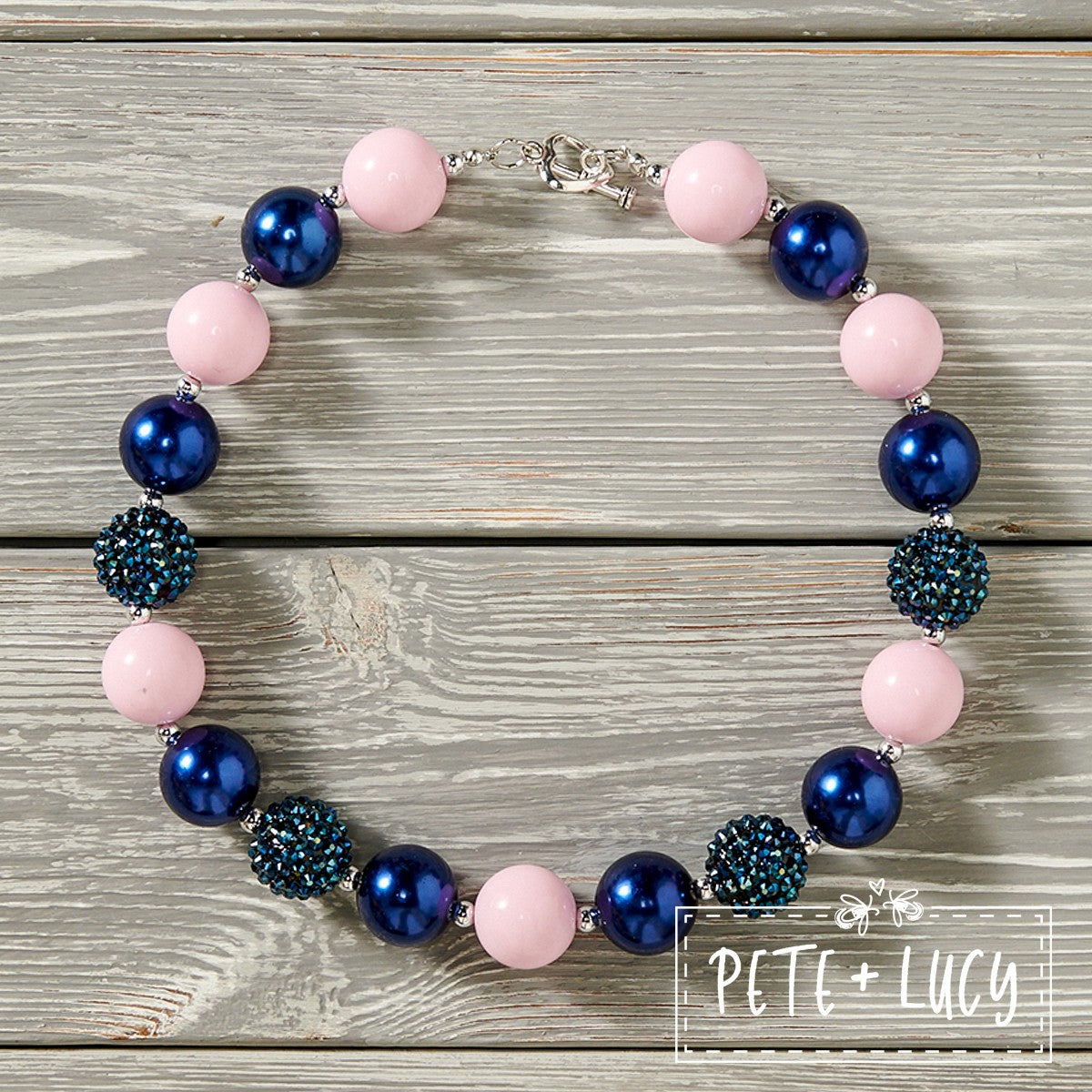 Midnight Bloom Chunky Necklace