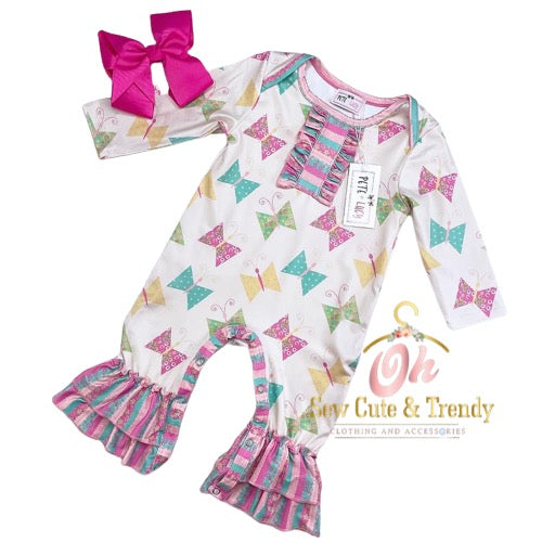 Fly High Like A Kite Romper