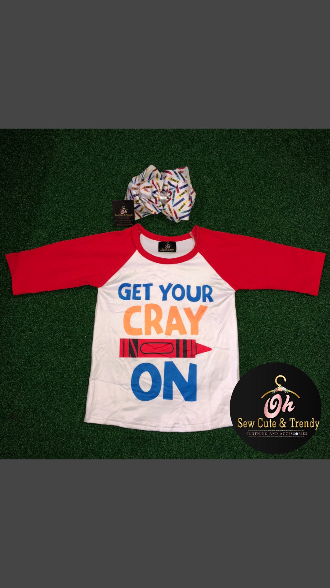 Crayon Back to School Top