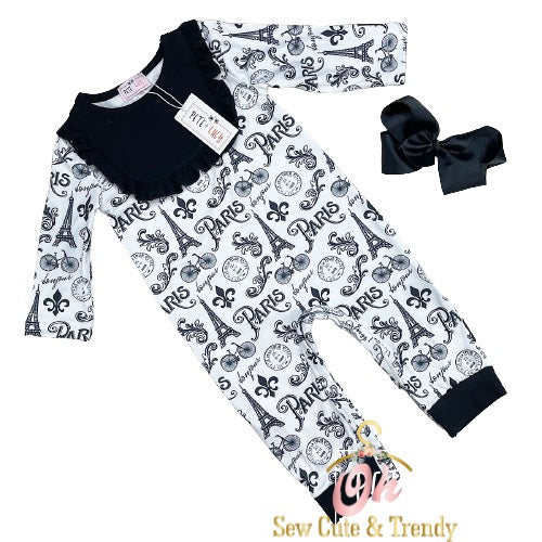 Meet Me In Paris Romper