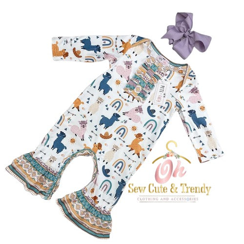 Party Like a Llama Romper
