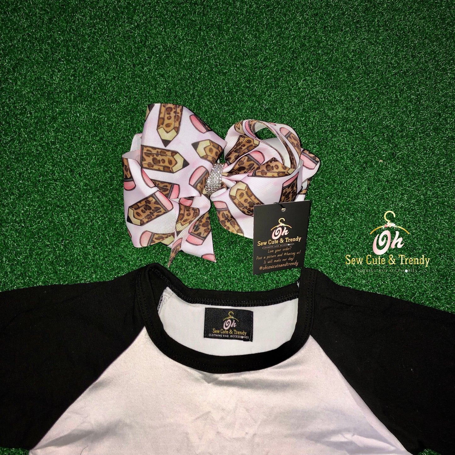 Leopard Pencil Back to School Top