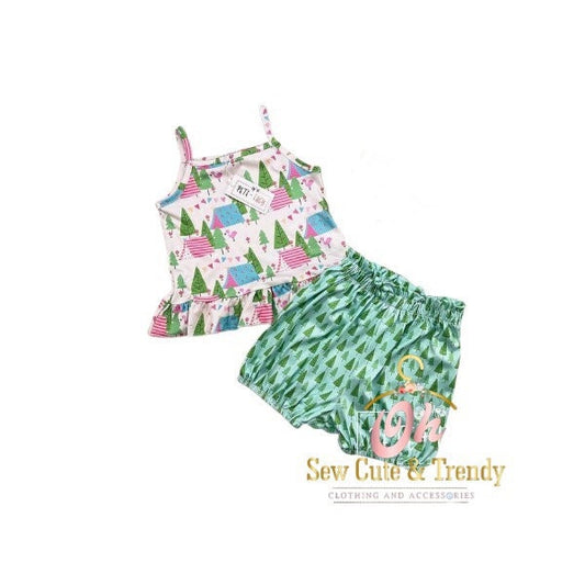 Let’s Go Glamping Short Set