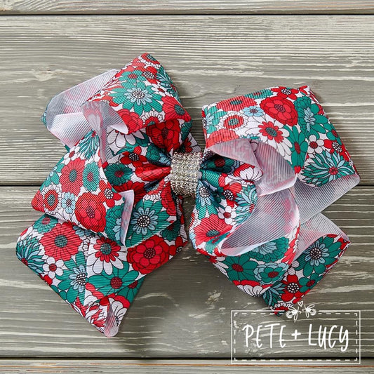 Bunches of Flowers Deluxe Hair Bow