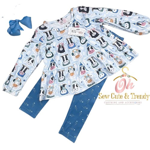 Cool Cows Pant Set