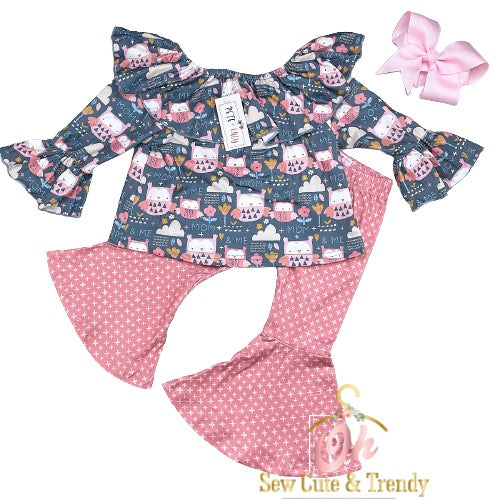 Owl Always Love You Pant Set