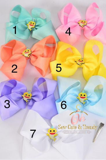 Shark Character Hair Bow