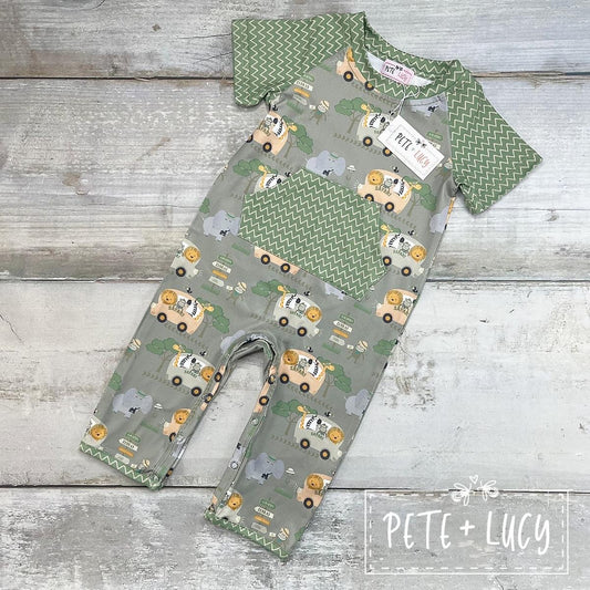 Silly Safari Boy Romper