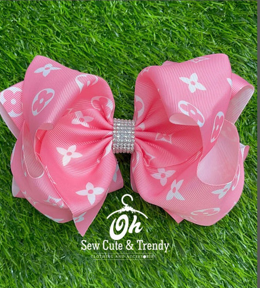 Pink Star Bow