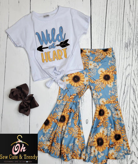 Wild at Heart 2 piece Pants set