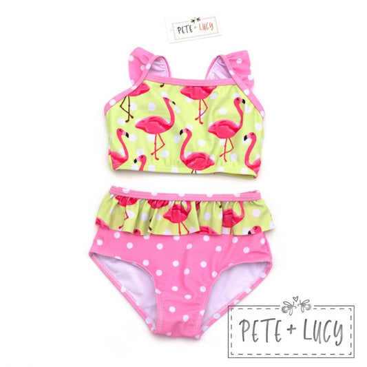 Fancy Flamingo 2 piece swimsuit