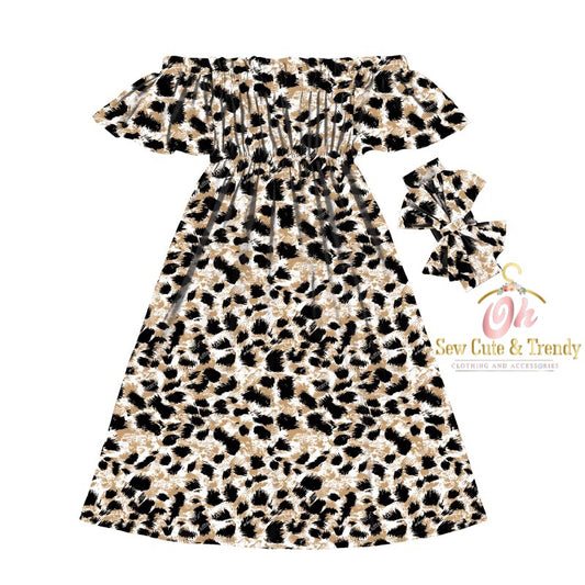 Magical Leopard Maxi Dress