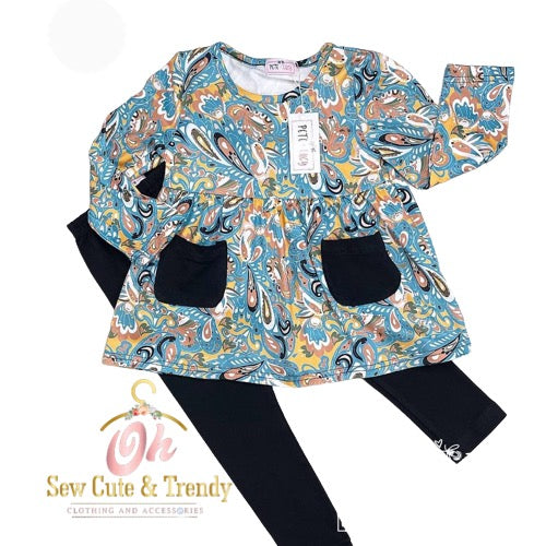 Paisley Swirl Pant Set