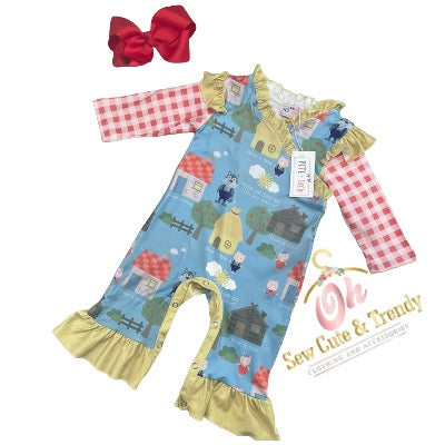 3 Little Pigs Romper